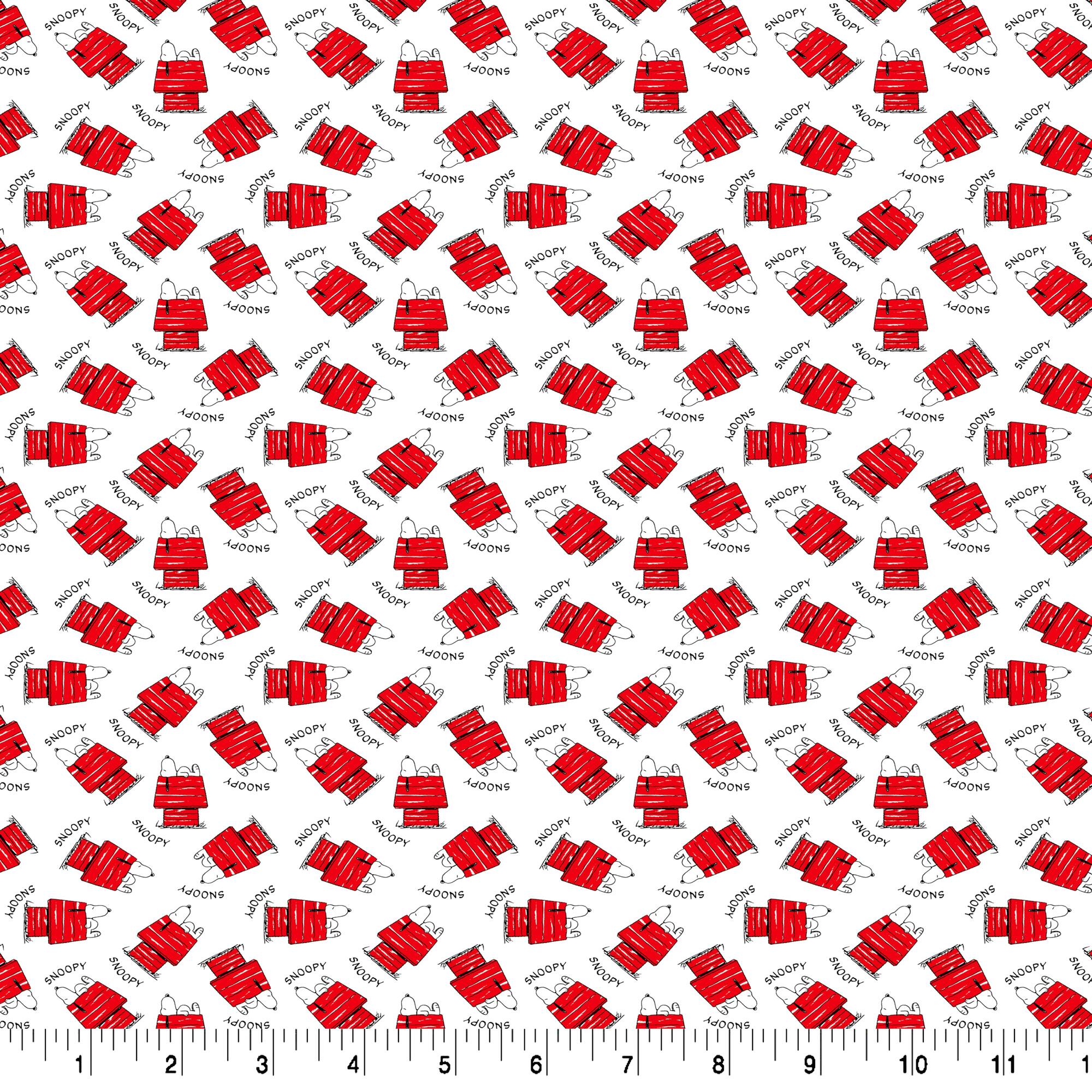 Peanuts® Snoopy Sleepy House Cotton Fabric